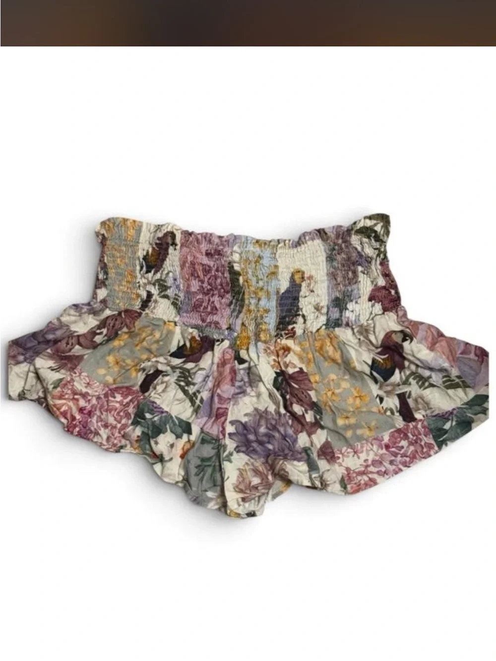 Zara high elastic Waist shorts- Multicolor